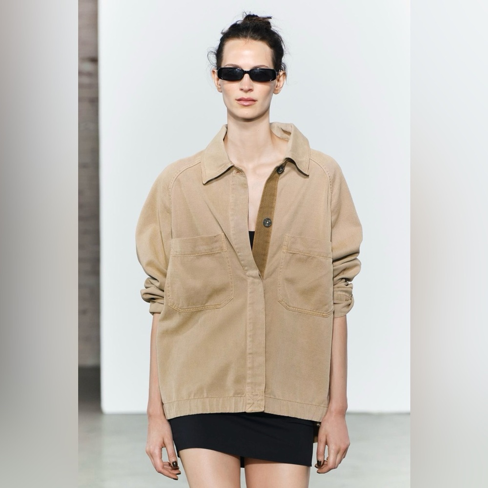Zara Oversized Overshirt - Picture 2 of 2